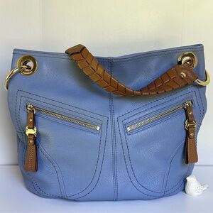 B. Makowsky Genuine Leather Shoulder Bag